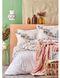 Набор постельного белья с покрывалом Karaca Home Elsa somon 2020-1 лососевый - евро: хлопок, ранфорс - фото