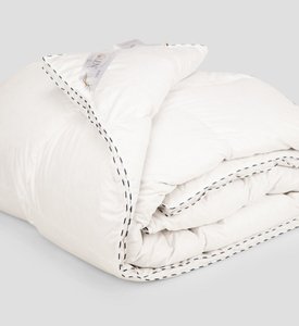 Одеяло IGLEN Climate-comfort Royal Series серый пух, Двуспальный Евро, 200 х 220 см