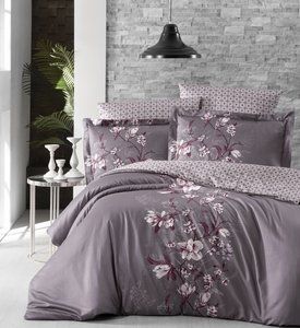 Постільна білизна "first choice" 200x220 evan lilac фото