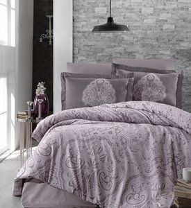 Постільна білизна "first choice" 200x220 melina lavender фото
