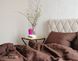 Льняное постельное белье Beik-Morandi Loft Brown, Полуторный - фото