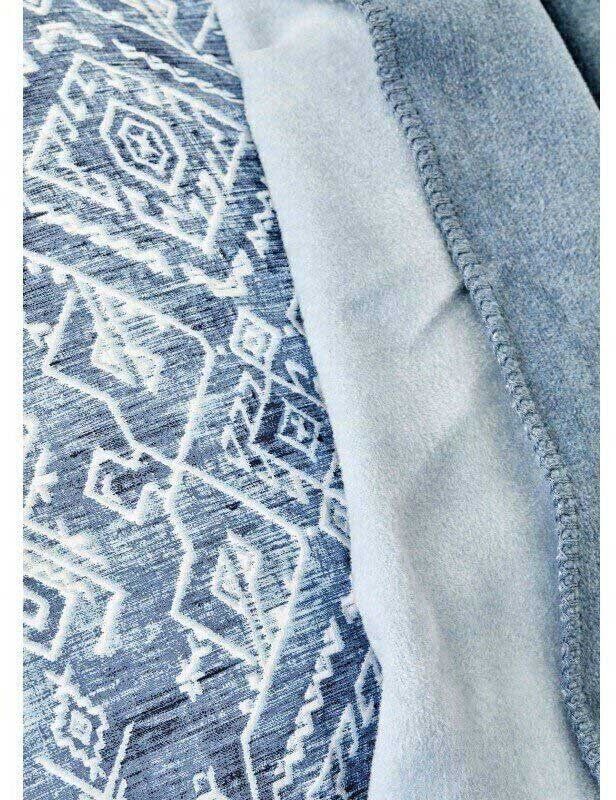 Набір постільної білизни з покривалом Karaca Home Lanika mavi 2020-1 блакитний фото