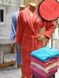 Халат женский длинный без капюшона Gursan, розовый - фото