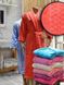 Халат жіночий довгий без капюшона Gursan, рожевий - фото