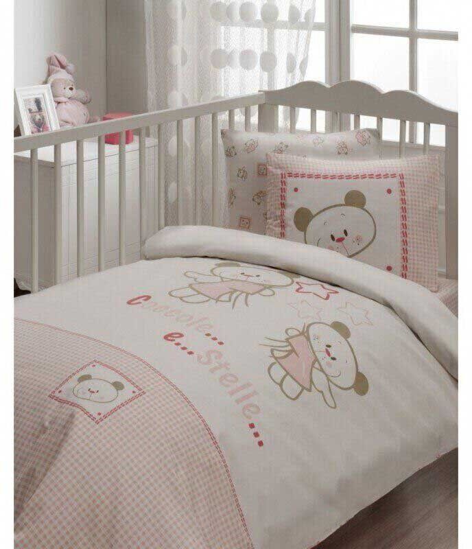 Набір для новонароджених Karaca Home Stella рожеве (7 предметів) фото