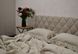 Льняное постельное белье Beik-Morandi French Vintage Natural с оборками на наволочках, Двуспальный Евро - фото