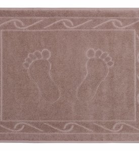 Махровое полотенце для ног 50 х 70 HOBBY Hayal бежевый 700 г/м2