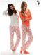 Пижама женская U,S, Polo Assn 15116 оранжевый, L - фото