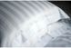 Наволочка з воланом Lotus Готель Сатин Страйп 1x1 білий, Комплект 2 шт - 50 х 70+5 см - фото