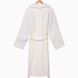 Жіночий махровий халат на поясі Arya Miranda Soft Экрю шалька XL - фото