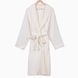Жіночий махровий халат на поясі Arya Miranda Soft Экрю шалька XL - фото