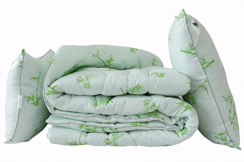 Одеяло TAG Eco-Bamboo white + подушки 70х70 фото
