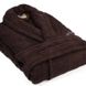 Женский махровый халат на поясе Beverly Hills Polo Club 355BHP1703 brown коричневый XS/S - фото