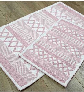 Набір килимків Irya - Kitaro pudra пудра фото
