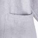 Мужской махровый халат на поясе Arya Miranda Soft Серый шалька M - фото