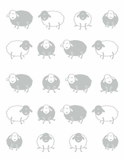 Плед LightHouse Happy Sheep св.серый фото