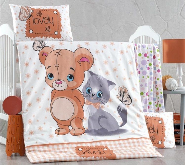 Постельное белье для новорожденных LightHouse MOUSE AND CAT фото