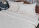 Постільна білизна сатин-жакард євро Deco Bianca JK 17-01 KURIK BEYAZ 100% бавовна - фото