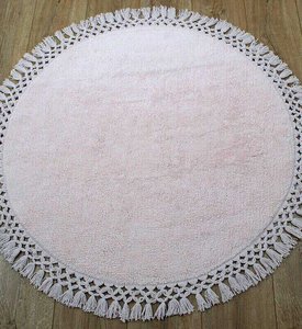 Коврик для ванной Irya Lora pembe розовый, Ø 90 см