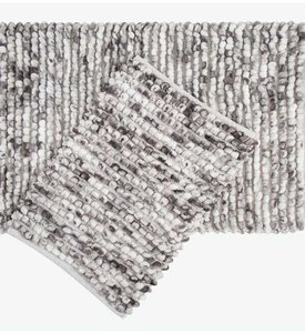Набір килимків Irya - Ottova dark-grey темно-сірий фото
