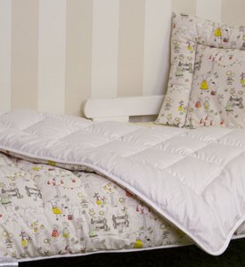 Комплект одеяло Billerbeck детское Бэби + подушка 40 х 55, Детский, 110 х 140 см