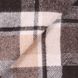 Плед Vladi "Метро" бело-бежево-коричневый №1, 170 х 210 см - фото