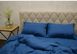 Льняное постельное белье Beik-Morandi Loft Dark Blue, Двуспальный Евро - фото
